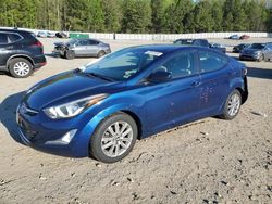 Salvage cars for sale at Gainesville, GA auction: 2015 Hyundai Elantra SE