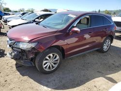 Salvage cars for sale at San Martin, CA auction: 2017 Acura RDX