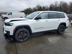 Salvage cars for sale at Brookhaven, NY auction: 2023 Jeep Grand Cherokee L Laredo