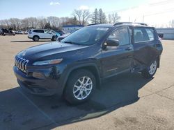 Jeep salvage cars for sale: 2015 Jeep Cherokee Sport