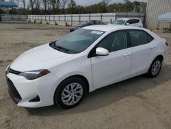 Salvage cars for sale from Copart Spartanburg, SC: 2018 Toyota Corolla L