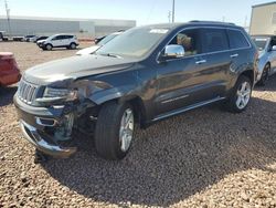 Salvage cars for sale at Phoenix, AZ auction: 2015 Jeep Grand Cherokee Summit