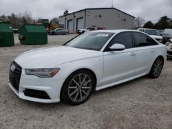 Salvage cars for sale from Copart Mendon, MA: 2018 Audi A6 Premium Plus