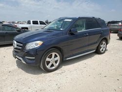 Salvage cars for sale from Copart San Antonio, TX: 2016 Mercedes-Benz GLE 350