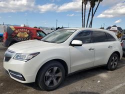 Salvage cars for sale from Copart Van Nuys, CA: 2014 Acura MDX