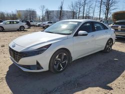 Salvage cars for sale from Copart Central Square, NY: 2022 Hyundai Elantra Limited