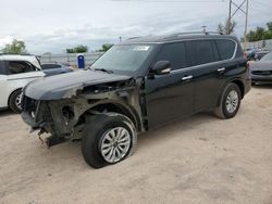 Salvage cars for sale at Oklahoma City, OK auction: 2021 Nissan Armada SV