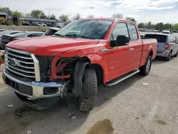 Vehiculos salvage en venta de Copart Bridgeton, MO: 2015 Ford F150 Super Cab