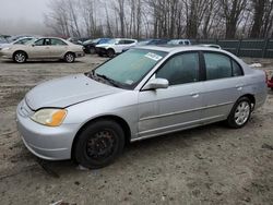 Salvage cars for sale from Copart Candia, NH: 2002 Honda Civic EX