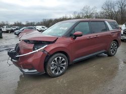 Salvage cars for sale at Ellwood City, PA auction: 2024 KIA Carnival EX