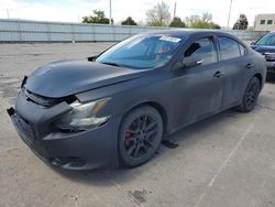 Salvage cars for sale at auction: 2010 Nissan Maxima S