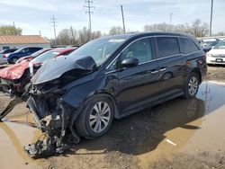 Salvage cars for sale from Copart Columbus, OH: 2015 Honda Odyssey EXL