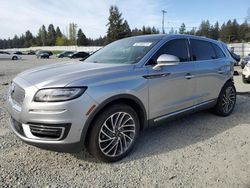 Salvage cars for sale from Copart Graham, WA: 2020 Lincoln Nautilus Reserve