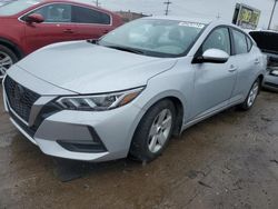 Salvage cars for sale at Chicago Heights, IL auction: 2020 Nissan Sentra SV