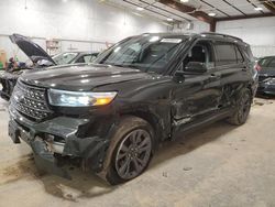 Salvage cars for sale from Copart Milwaukee, WI: 2022 Ford Explorer XLT