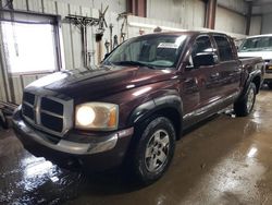 Salvage cars for sale from Copart Elgin, IL: 2005 Dodge Dakota Quad Laramie