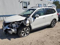 Salvage cars for sale from Copart Lyman, ME: 2018 Subaru Forester 2.5I Premium