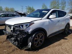 Salvage cars for sale at Elgin, IL auction: 2018 Hyundai Santa FE Sport