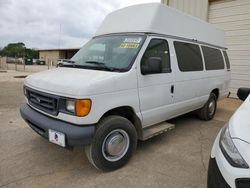 Ford salvage cars for sale: 2006 Ford Econoline E350 Super Duty Van
