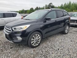 Salvage cars for sale from Copart Memphis, TN: 2017 Ford Escape Titanium