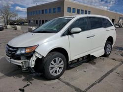 Vehiculos salvage en venta de Copart Littleton, CO: 2015 Honda Odyssey EXL