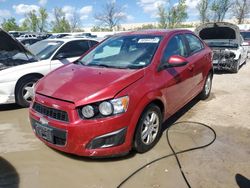 Vehiculos salvage en venta de Copart Bridgeton, MO: 2012 Chevrolet Sonic LS