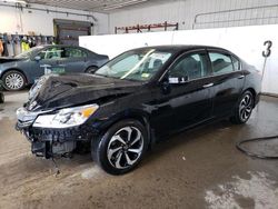 Salvage cars for sale at Candia, NH auction: 2016 Honda Accord EX