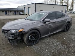 Salvage cars for sale from Copart Arlington, WA: 2021 Toyota Camry LE