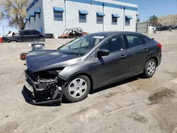 Salvage cars for sale from Copart Albuquerque, NM: 2016 Ford Focus S