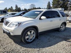 Salvage cars for sale from Copart Graham, WA: 2010 GMC Acadia SLT-2