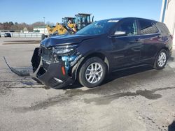 Salvage cars for sale at Assonet, MA auction: 2022 Chevrolet Equinox LT