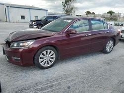 Salvage cars for sale from Copart Tulsa, OK: 2013 Honda Accord EXL