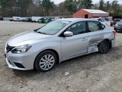 Vehiculos salvage en venta de Copart Mendon, MA: 2017 Nissan Sentra S