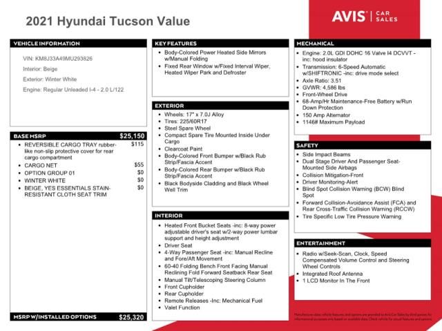 2021 Hyundai Tucson Limited