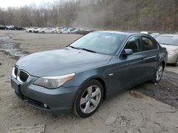 BMW 5 Series salvage cars for sale: 2007 BMW 530 XI