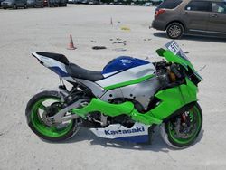 Salvage cars for sale from Copart Arcadia, FL: 2024 Kawasaki ZX1002 L