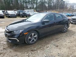 Salvage cars for sale at North Billerica, MA auction: 2019 Honda Civic LX