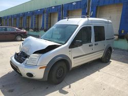 Salvage cars for sale from Copart Columbus, OH: 2011 Ford Transit Connect XLT