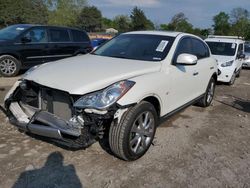 Salvage cars for sale from Copart Madisonville, TN: 2017 Infiniti QX50
