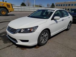 Salvage cars for sale from Copart Littleton, CO: 2014 Honda Accord LX