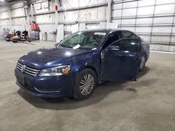 Salvage cars for sale at Woodburn, OR auction: 2015 Volkswagen Passat S