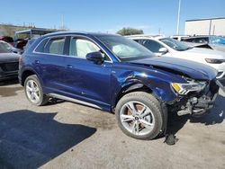 Salvage cars for sale at Las Vegas, NV auction: 2022 Audi Q3 Premium Plus S-Line