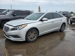 Salvage cars for sale at Grand Prairie, TX auction: 2017 Hyundai Sonata SE