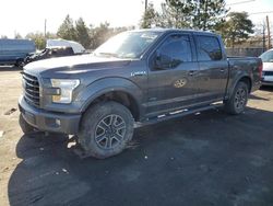Salvage cars for sale at Denver, CO auction: 2016 Ford F150 Supercrew
