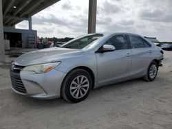 Salvage cars for sale from Copart West Palm Beach, FL: 2016 Toyota Camry LE