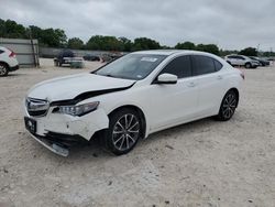 Salvage cars for sale from Copart New Braunfels, TX: 2016 Acura TLX Tech