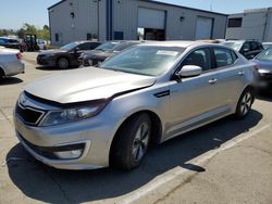 Salvage cars for sale from Copart Vallejo, CA: 2013 KIA Optima Hybrid