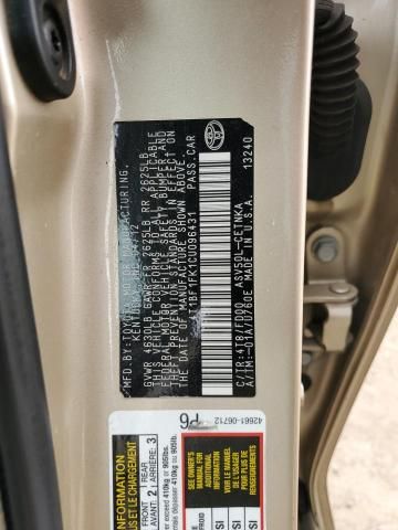 2012 Toyota Camry Base