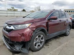 Honda salvage cars for sale: 2018 Honda CR-V EX