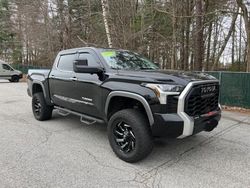 Salvage cars for sale at North Billerica, MA auction: 2022 Toyota Tundra Crewmax Limited